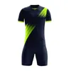 2223 Kinderen Heren Voetbalshirt Set 2-delig Sneldrogend Kinderen Mannelijke Grote maten Sportkleding Aangepaste training Voetbaluniformpak 240307