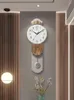 Relógios de parede Relógio moderno simples luz luxo high-end sala de estar casa decoração de moda silenciosa suspensão