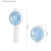 Electric Fans Portable Fan HandHeld USB Charging Fan Mini Desktop Air Cooler Outdoor Fan Cooling Travel Manual Fan 1200MAHY240320