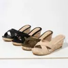 Tofflor heta nya kvinnliga klippta ut sommarstrand sandaler mode kvinnor glider utomhus inomhus slip på flip flops size34-41bxs6 h240322