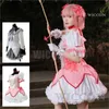 コスプレアニメコスチューム魔法の女の子pu magi madoka magicasロールプレイakemi hora kaname hallowen