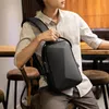 Borsa da uomo a spalla multifunzione antifurto impermeabile da uomo a tracolla casual da viaggio breve borsa da viaggio con ricarica USB