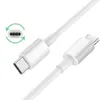 Cabo de dados usb de alta velocidade tipo c para tipo c 20w, cabo de carga de 1m/3 pés para iphone 15/15 pro max/15 plus com bolsa opp