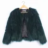 Pele feminina pele sintética novo outono e inverno casaco de pele feminino manga longa casaco de lã flutuante