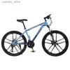 Bicicletas Ride-Ons Duty free na Coréia Ciclismo ao ar livre Bicyc 26 polegadas 30 velocidades Freio a disco duplo Mountain Bike estudantes adultos L240319