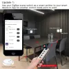 Steuern Sie Tuya ZigBee Smart Scene Switch 4 Gang Remote Portable für Smart Home Automation Szenario Fernbedienung mit Alexa Google