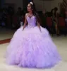 Nuovo arrivo 2018 abito di sfera abiti Quinceanera gonna gonfia in rilievo strass dolce 16 abito per 15 anni abiti taglie forti Custom4974990