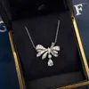 Kedjor London England smycken hög kvalitet 925 Sliver band diamanthalsband för kvinnor charmig gåva högre