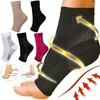 Herrstrumpor 2st Foot Anti-Fatigue Ankle Sock Support Relief Pain Compression för män Kvinnor Sport Running Hylsa