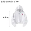 Hoodies voor dames bijgesneden sweatshirt Souvenir Trendy Basic Activewear Dames Casual top voor shopping atletic workout werk reiskamperen