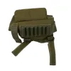 Bags Canvas Tactical Rifle Cases Cheek Rest Riser Ammo Cartridges Hunting Carrier Pouch Round Cartridge Bag Shell Buttstock