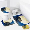 Tapetes de banho Casa Natural Estilo Animal Banheiro Tapete de Pé Acessórios Modernos Tapete Banheira Banheira Anti-Slip Tapete