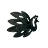 Hårklipp 3st/set Peacock Clip Hairpin Headwear Crab Barrette Elegant prydnadstillbehör Sidklämmor Kvinnor