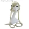 cosplay anime kostymer yosuga ingen sora kasugano sora lolita i ensamhet vit roll spelar klänning för kvinnor halloween bomull söt fest klänning wigc24320