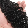 Peruki Brazylijskie perwersyjne Curly 4x4 Lace Contain z dziecięcymi włosami 100% Remy ludzkie włosy koronkowe Zamknięcie za darmo/środkowy część naturalny kolor Bezpłatny statek