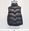 Gilets pour femmes automne hiver vers le bas coton gilet coréen lâche fille polyvalent col montant manteau loisirs temps extérieur noir