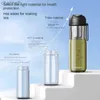 Bottiglie d'acqua FANJANE Tazza da tè con infusore per tè magnetico -20 a 100 BPA FREE 1000ml Sport TRITAN Tazza per bottiglia d'acqua in plastica con filtro yq240320