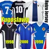 Joegoslavië retro voetbalshirts 1990 1998 1999 2000 Jugoslavija Mijatovic Pancev Mihajlovic Stankovic Jugovic Stojkovic SaviceVic Classi voetbalhirtuniform