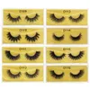 FOXESJI 48 paires de Faux Cils de vison sans cruauté envers les animaux épais croix doux Faux Cils moelleux 3D maquillage Cils 240311