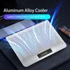 Ice Coorel Notebook Radiator Cooling Fan Laptop Pad Aluminium Eloy 2 USB Ports 11-19 Inch Laptop Cooler Stand for Gaming 240314