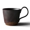 Tasses faites à la main Stoare tasse à café personnalité avec poignée tasse rouge thé de l'après-midi style japonais lait simple