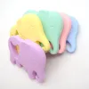 Colliers Chenkai 10 pièces Silicone éléphant dentition doux bébé sucette sans BPA pour bricolage bébé infantile soins infirmiers mâcher anneau de dentition pendentif collier