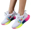 Buty zwykłe Summer Sneakers Kobiety Jasne podeszwa trener do joggingu na świeżym powietrzu Wulkanizowany