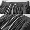 Men's Shorts Summer Ice Silk Shorts Mens Thin Outdoor Sports Pleated Pants Loose Straight Leg Fashionable Trendy Casual Beach Male Shorts Y240320