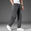 Męskie spodnie 95%bawełniany ładunek w lecie noszenie sprężyny w dużych rozmiarach swobodne joggery spodnie dresowe hombre jesienne spodnie