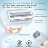 Epilator Electric Razors for Women 2 In 1 Bikini Trimmer Face Shavers Hair Removal for Underarms Legs Ladies Body Trimmer IPX7 Waterproof