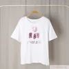 24SS Isabel Marant Novo nicho Marant Designer camiseta Hot Lip Print Versátil Redonda Algodão Logo Pollover Marant Polos de mangas curtas T 869