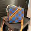 24SS à la mode pour hommes et femmes Designer Designer Messager Sac Messenger Classic Damier Chever Boder Batch Sac à main crossbody