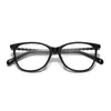 Lunettes optiques pour hommes femmes rétro designer 524 lunettes de mode monture en acétate élasticité détaillée style ovale plaque de lentille anti-lumière bleue avec boîte