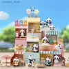 Action Toy Figures Panda Roll Shopping Street Series Blind Box Surprise Box Original Action Figure Cartoon Model Mystery Box Collection Girls Gift L240320