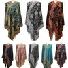 Lenços Tassel Long Scarf Moda Paisley Imitação Cashmere Headkerchief Sun-Resistente All-Match Pashmina