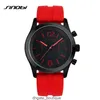 2023 Sinobi Sports Womens Wrist Watches Casula Geneva Quartz Watch Soft Silicone Strap Fashion Color Affordable Reloj Mujer