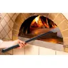 NUTUNI 4 Piece Kit Turning Peel 9 Inch, Perforated Peel, Brush, Ash Rake, Wood Burning Commercial Pizza Oven Accessoires for Home, Restaurant