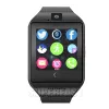 Q18 Smart Watch Bluetooth Smartwatch voor Android Mobiele telefoons Ondersteuning SIM-kaart Camera Oproep beantwoorden en verschillende talen instellen 1,44 inch Smart Watches in doos