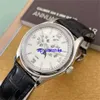 Pateksphilipes Watches Complex Function Timepiece Series 39mm Diameter Automatic Mechanical Men's Watch 5146G-001 Milky White Disc 18K White Gold FN7R