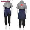 Cosplay trajes de anime sobre o rio interior sasuke rpg conjunto comédia halloween traje cômico setc24320