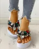 Sandals New Summer Platform Shoes Wedge Sandals Flipflops Candy Color Gem Fashion Sandals Casual Shoes High Heeled Sandals Size 35~40