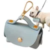 犬のアパレルうんちバッグホルダーメタルバックルコミュニティパークシーニックスポットホーム付きポータブル犬用Puhlower