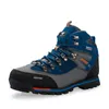Sapatos de fitness hikeup moda inverno de alta qualidade caminhadas ao ar livre esportes masculinos à prova dwaterproof água casual anti-frio botas de neve acolchoadas caminhada quente