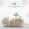 Drop Schlummerotter sommeil jouets en peluche cadeau respiration Schlummer Otter musique apaiser jouets 240314