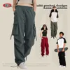 mens clothing | summer wide leg loose pocket cargo American fashion brand hiptop jazz pants men