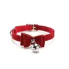 Hundkläder Pet Fiber Belt Bell Tie Halsband Kostnadseffektivt och god kvalitetsanvändningsmaterial