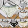 Slips Hommes Coton Mince Taille Basse Respirant Traceless Élastique Shorts Sous-Vêtements Mâle Culotte Brève Poche Renflement Solide Hommes Slips