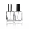 1 pçs 15ml quadrado plana spray garrafa de vidro vazio spray garrafa perfume dispensador líquido para maquiagem cuidados com a pele