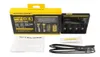 Nitecore D4 Digicharger Display LCD Caricabatteria Caricabatterie universale Confezione al dettaglio con cavo di ricaricaa35a378114201