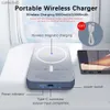 Cell Phone Power Banks Macsafe Power Bank Function 1 1 Magnetic Wireless Charger 5000mAh for iPhone 12 13 14 Pro Max external auxiliary battery packC24320